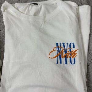 Kith White and Blue Short Sleeve Tees